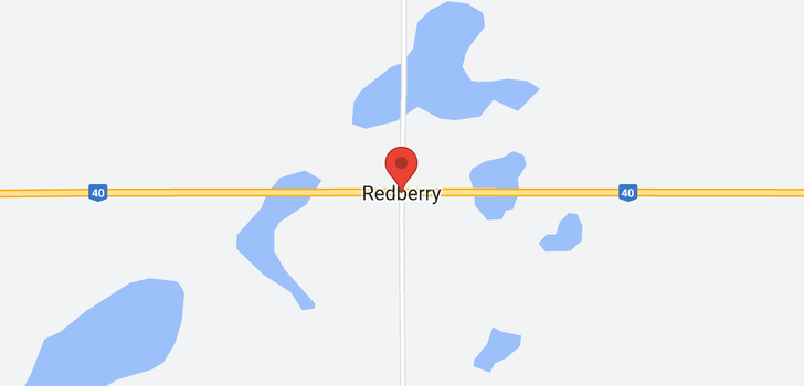 map of Redberry Acreage
